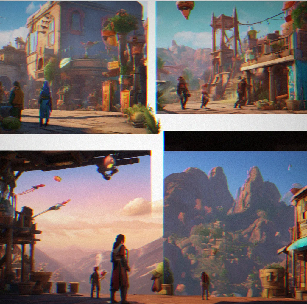 Weekly feeatured gallery with three sample frames